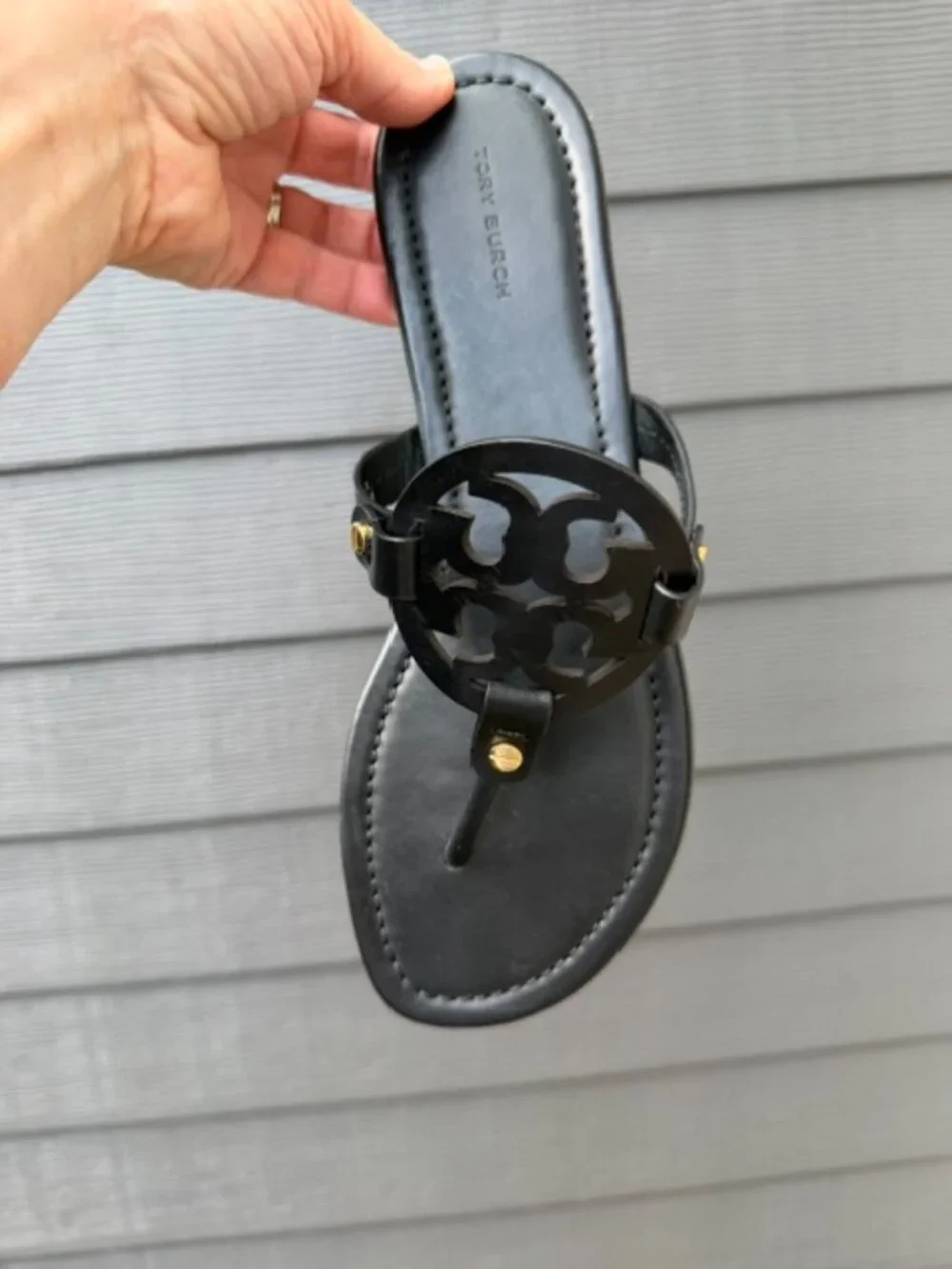 Tory Burch Miller Thong Sandal Sz 9.5 NEW